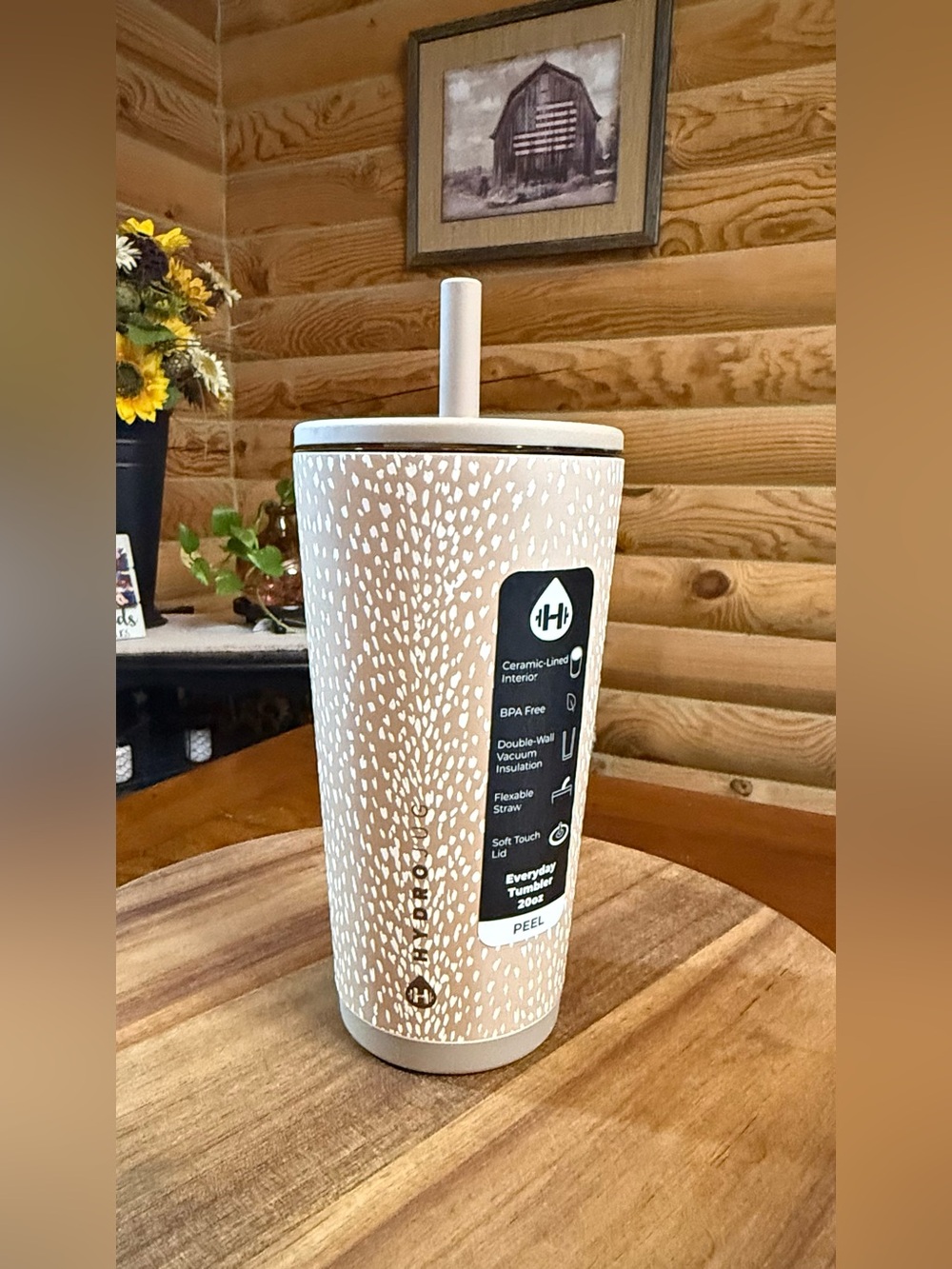 FAWN Baby Deer HydroJug 20oz Everyday Straw Tumbler